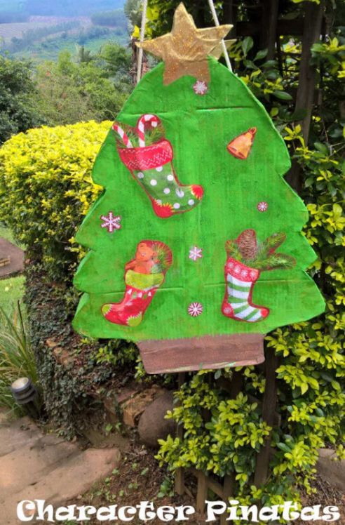 christmas tree pinata