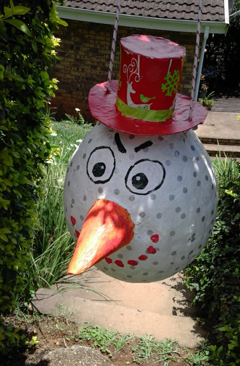 snowman pinata 